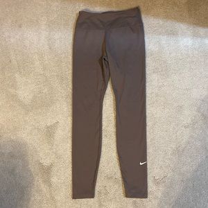 Gray/purple Nike leggings